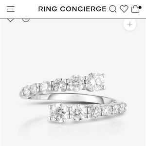 Ring Concierge Graduated Diamon Wrap Ring